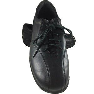 MBT by Swiss Masai Business 04 Black Leather Size  5 US Lace Up Shoes Toning